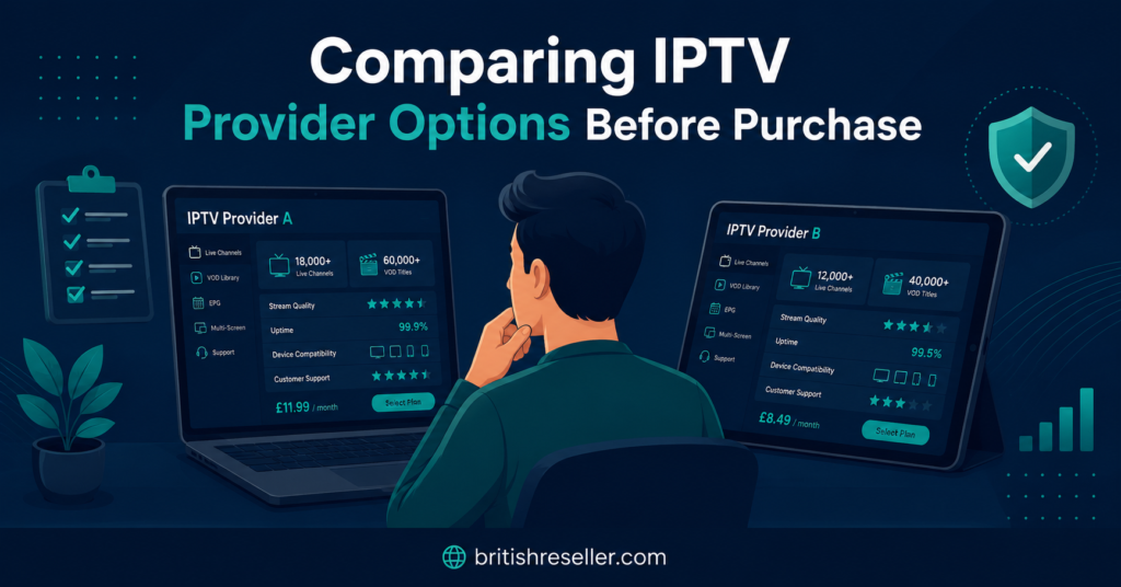 Comparing IPTV Provider Options Before Purchase