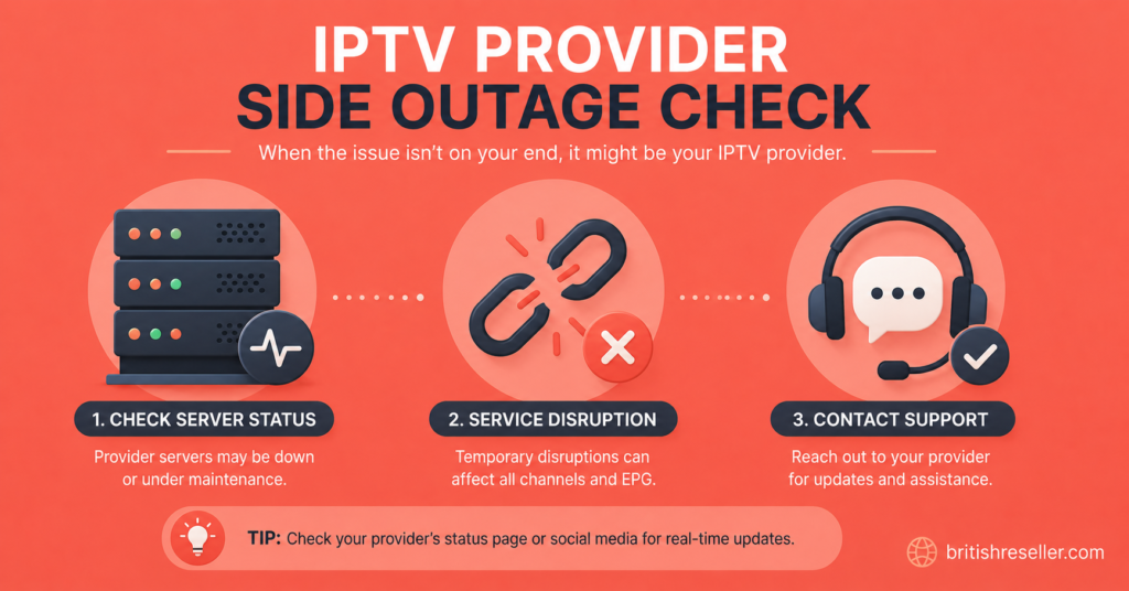 IPTV Provider Side Outage Check