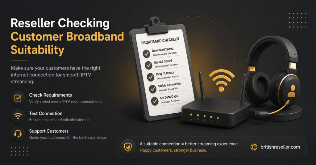 Reseller Checking Customer Broadband Suitability