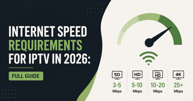 Internet Speed Requirements for IPTV
