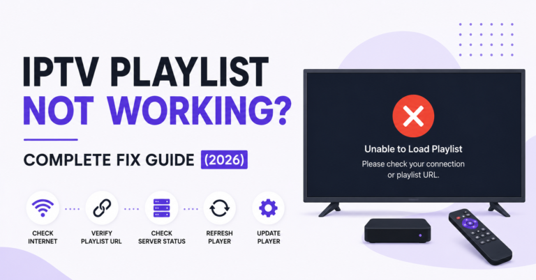 IPTV Playlist Not Working