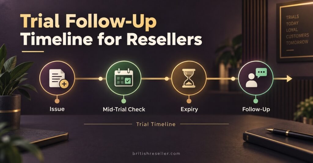 Trial Follow-Up Timeline for Resellers