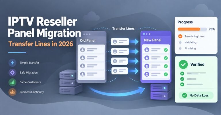 IPTV Reseller Panel Migration