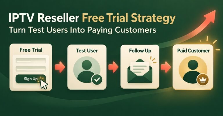 IPTV Reseller Free Trial Strategy