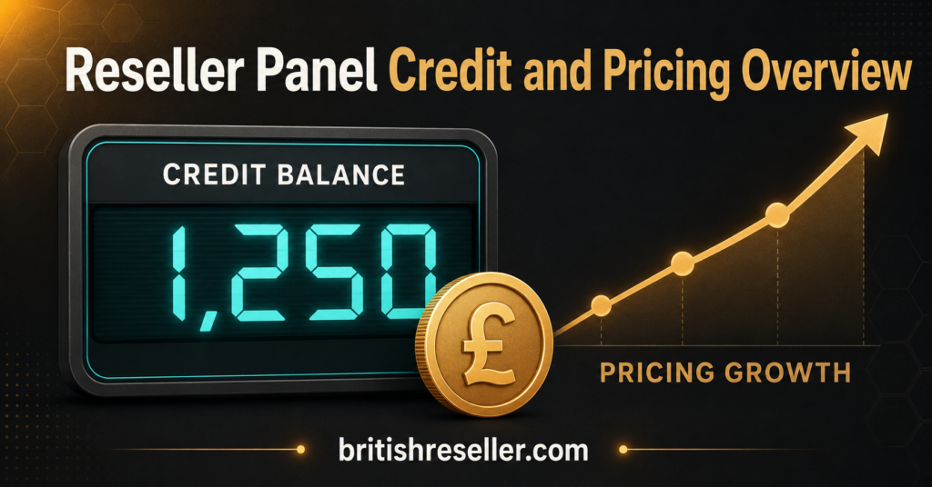 Reseller Panel Credit and Pricing Overview