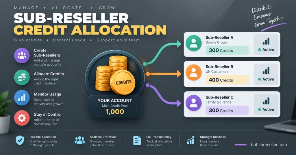 Sub-Reseller Credit Allocation