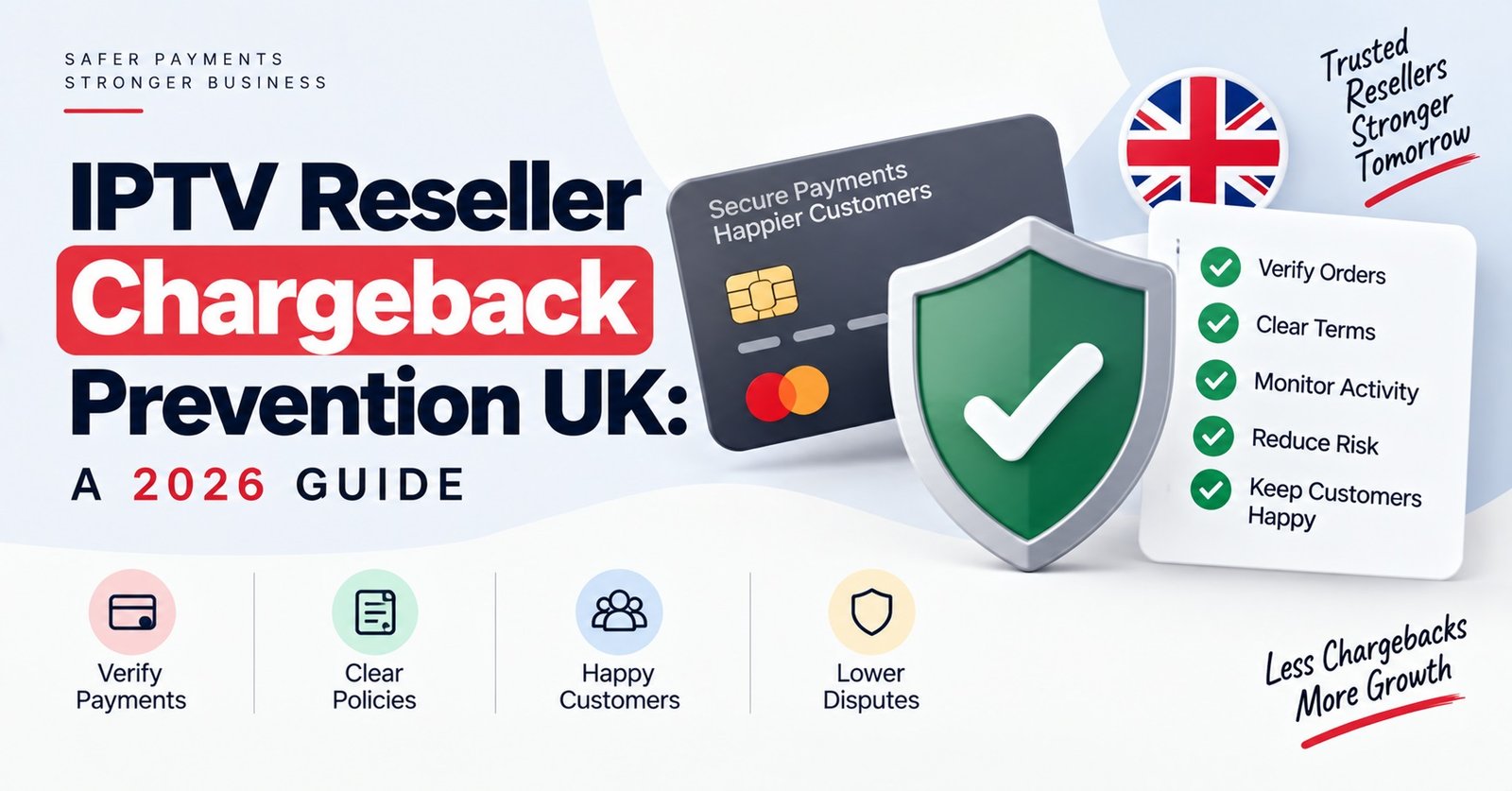 IPTV Reseller Chargeback Prevention UK