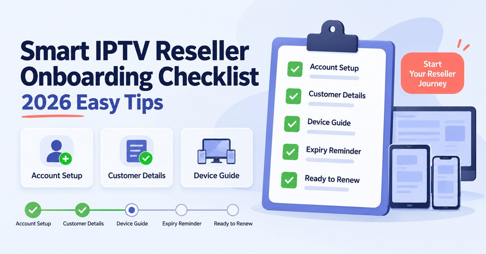 IPTV Reseller Onboarding Checklist