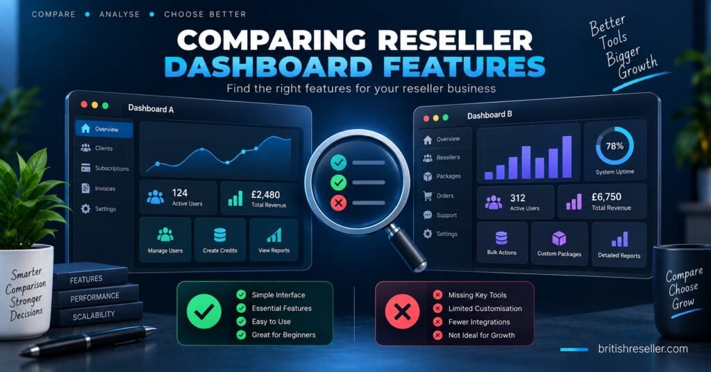 Comparing Reseller Dashboard Features