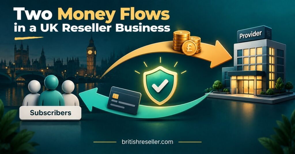 Two Money Flows in a UK Reseller Business
