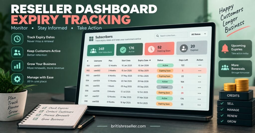 Reseller Dashboard Expiry Tracking